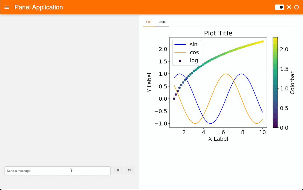Build an AI Chatbot to Run Code and Tweak plots - Showcase - HoloViz ...