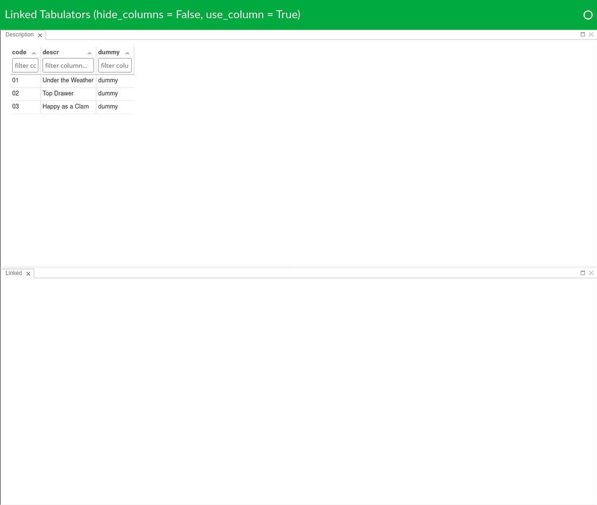 Controlling Tabulator layout/rendering in a GoldenTemplate layout