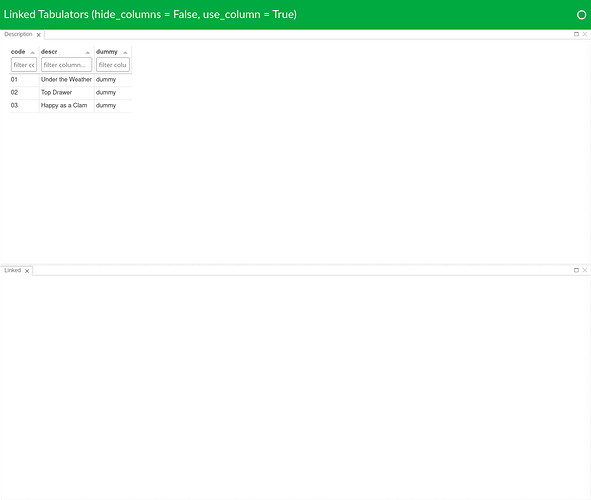 Screenshot 2022-02-05 at 17-26-12 Linked Tabulators (hide_columns = False, use_column = True)