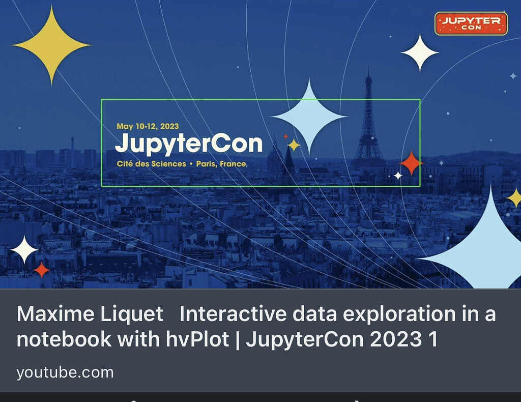 Interactive Data Exploration With Hvplot For Jupytercon 2023 Showcase